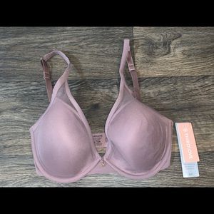 Third Love Women’s 24/7 Classic Contour Plunge T-Shirt Bra Mauve Size 30F